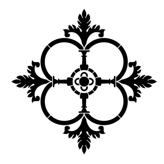 Gothic Victorian Stencil