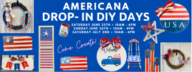 Drop- In DIY Days: Americana Projects